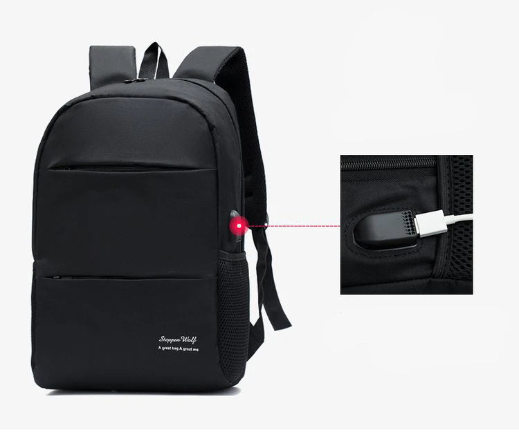 Men's Backpacks Leisure Travel Backpacks Female Korean Laptop Bags Simple and Fashionable Schoolbags Student Waterproof Backpack