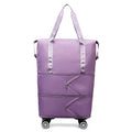 Large Capacity Wet Dry Separation Multi Layer Expandable Fashion Oxford Zipper Luggage Shoulder Duffel Folding Travel Bag