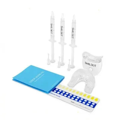 Private Label Homeuse Peroxide Teeth Whitening Kit 5 Leds Mouth Tray Bleaching System Oral Hygiene Care Gel Kit