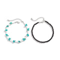 SHIXIN Fashion 2-piece Turpentine Bracelet Jewelry Simple Bead Bracelet Women's Men Party Gift Set 2023 New Hot Sale Accessories