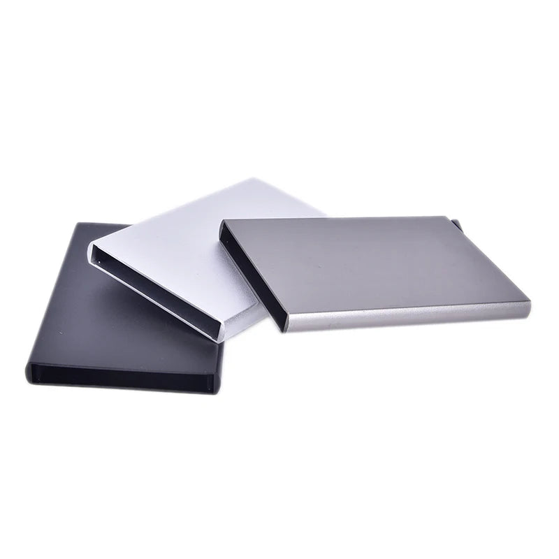 Factory Price Quality Bag Metal Business Card Holder Creative Aluminum Holder Metal Box Men Credit Business Card Case Wallet