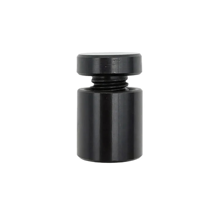 Professional Factory's Small Wall Mounted Black Acrylic Sign Aluminium Standoff 1313-BK Quality Fasteners Product
