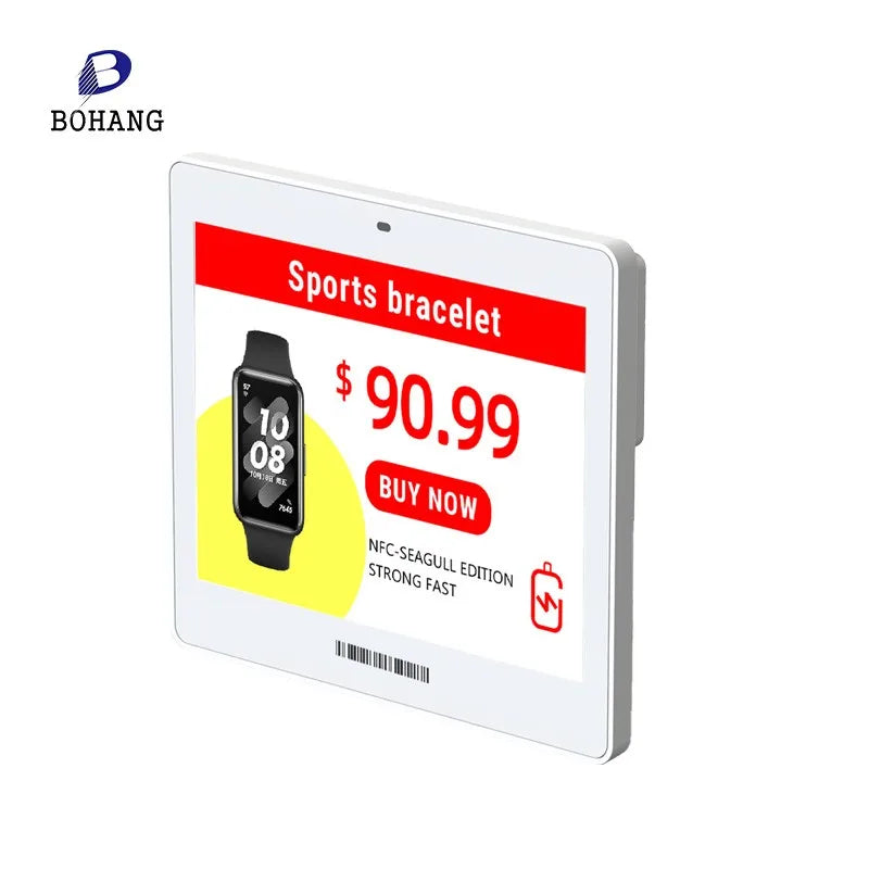 BOHANG Ultra Thin E-paper Price Tag ESL 2. Ghz Electronic Shelf Label for Supermarket DJ-WP0420BWR