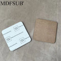 MDFSUB Factory Price Custom Logo 3mm Thick square Sublimation Blank Mdf coaster 95x95mm Sublimation Mdf coaster for Printing