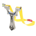 Stainless Steel Small Monster Slingshot Outdoor Shooting Fish Hunting Slingshot with Sight and Rubber Band