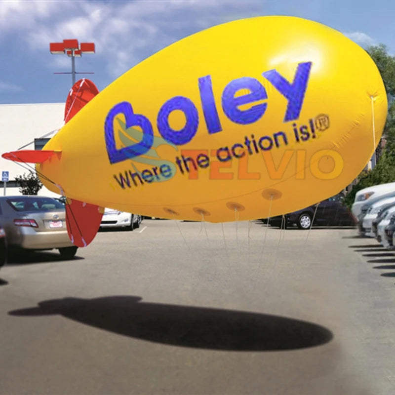 Inflatable Helium Blimp Helium Balloon Zeppelin Airship Advertising Blimp Giant Helium Balloon