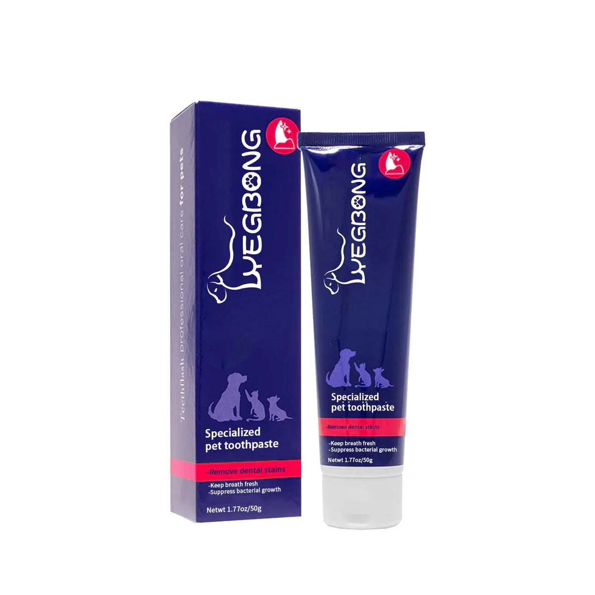 New Arrival Pet Mouth Cleaning Cream for Cats and Dogs Clean Bad Breath Tartar Stains White Teeth