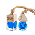 8ml Car air Freshener Perfume Bottles Glass Pendant Oil Fragrance Aromatherapy Bottle Ornament Decoration