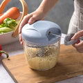 LOVFE Multi-function 160/500/900ml Mini Pull String Food Processor Vegetable Chopper Manual Food Chopper for Meal Prep