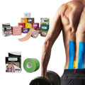 NQ SPORTS Custom Logo Printed Breathable Waterproof Cotton Elastic Therapy Muscle Athletic Kinesiology Sports Tape for Knee and Face