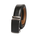 Customize Logo Cowhide Ratchet Belt for Men New Design Zinc Alloy Automatic Buckle Genuine Leather Formal Belt