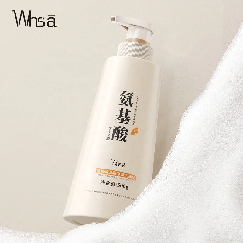 Private Label Whsa Amino Acid Mild and clear Facial Cleanser