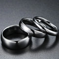 Curved Smooth Anti-Scratch Tungsten Ring High Polished Tungsten Wedding Ring Classic Men Rings