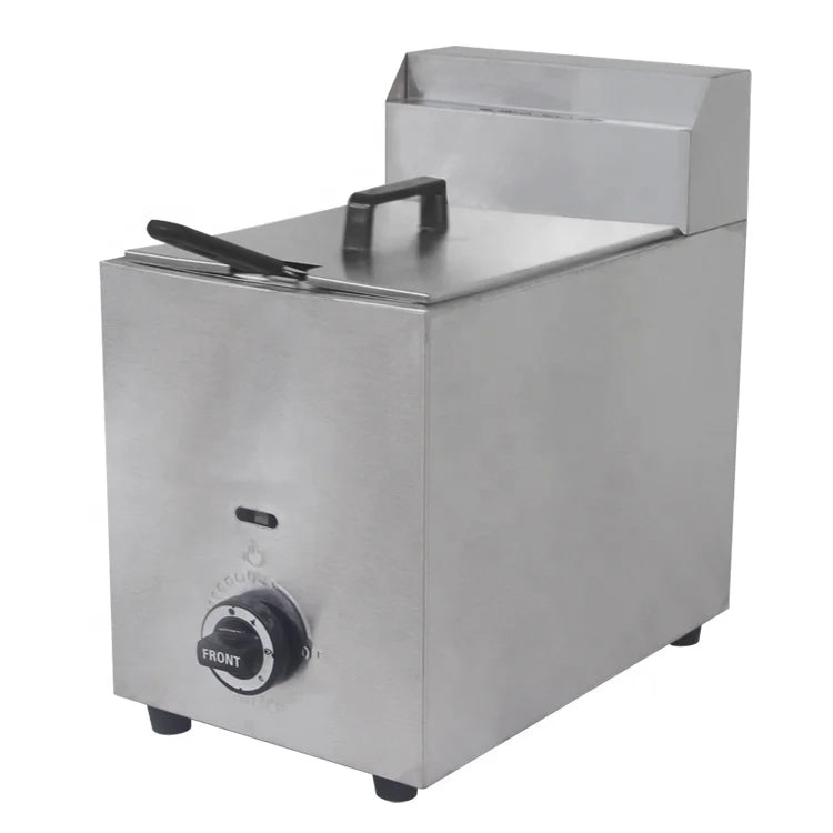 CHZ-20L Single Tank Commercial Table Top LPG/Natural Gas Fryer Machine