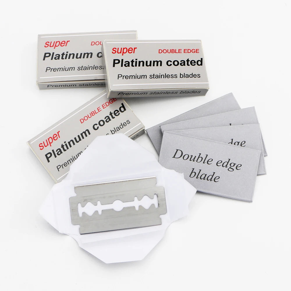 Chromium Coated razor Blade Super Stainless Steel Double Edge razor Blade for Safety razor
