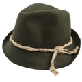 Dark Green & Orange Scarecrow Hat Adult  German Hillbilly Bavarian hats Felt Peasant Oktoberfest hat for Cosplay Party
