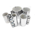 Vacuum Tubing Pneumatic Conveying Stainless and Galvanized Compression Pipe Coupling