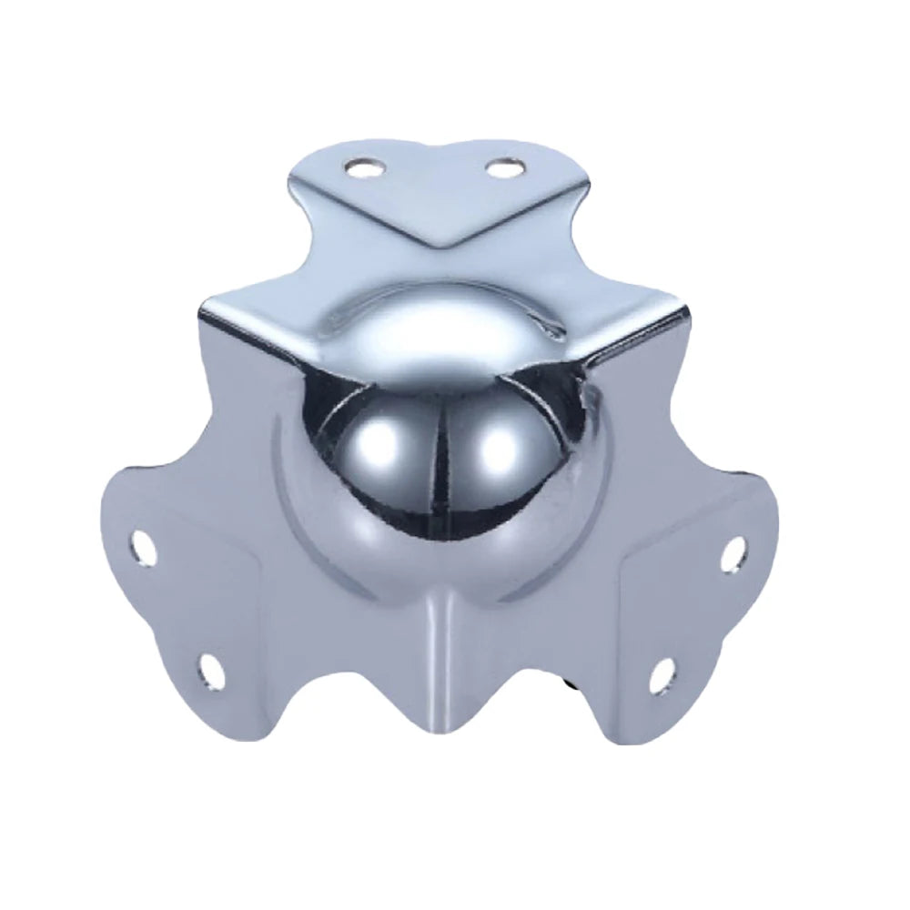 Steel Corner Protectors Metal Large Size 3-leged Fly case Ball Corner on Slaes
