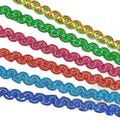 2cm Diy Sewing Garment Accessories Ribbon Stage Costume Hat Textile Decor Metallic Gold Silver Red Blue Green Braided Lace Trims