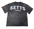 Wholesale 100% Cotton 260 Gsm Acid Washed Regular Fit Lightweight Breathable Eco-Friendly Autumn Vintage Style Men's T-Shirt