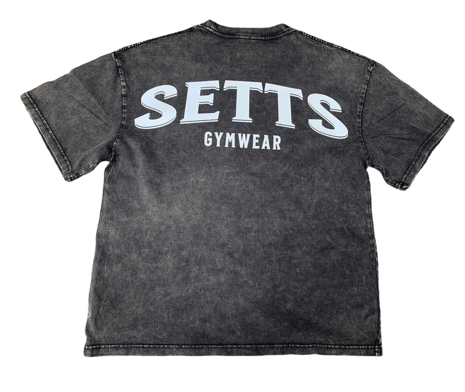 Wholesale 100% Cotton 260 Gsm Acid Washed Regular Fit Lightweight Breathable Eco-Friendly Autumn Vintage Style Men's T-Shirt