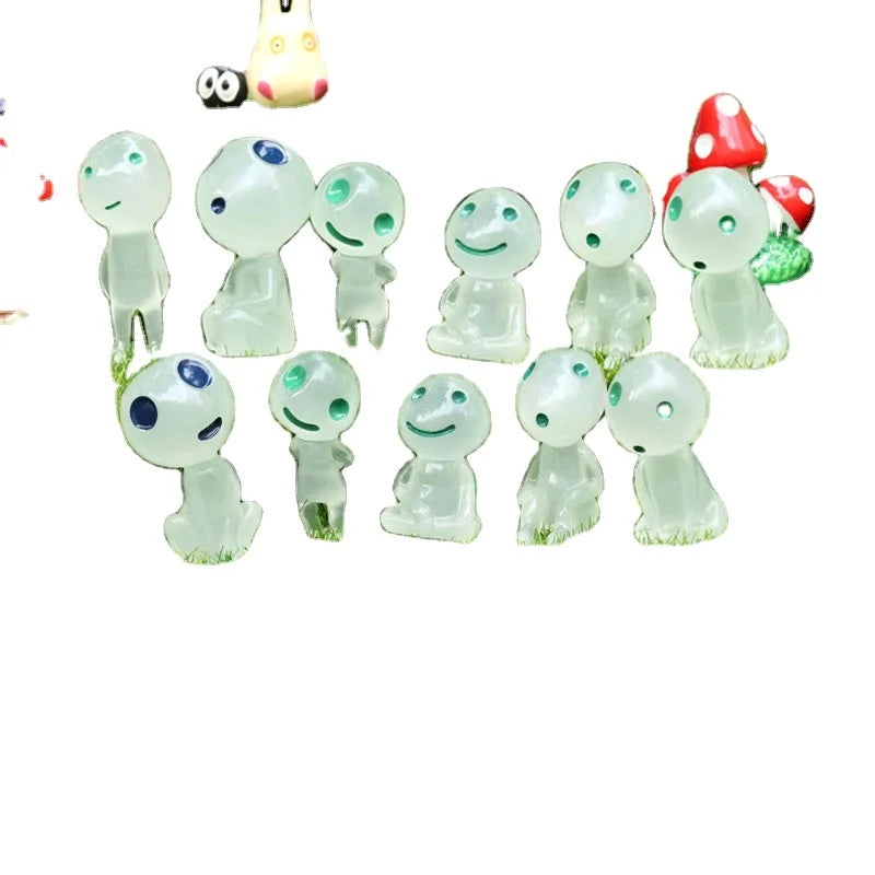 New Luminous Elf Ghost Glow-in-the-dark Miniatures Fairy Garden Decor Resin Craft Feature Home Decoration DIY Supply