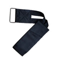 Black Nylon Hook Loop with Metal Buckle Mountain Bike Pedal Straps for Outdoor Use