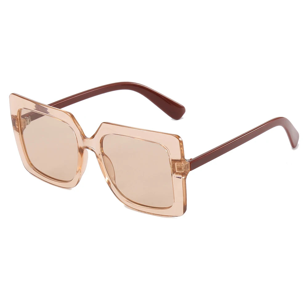 Superhot Eyewear 11404 Fashion 2023 Classic Oversized Square Cat Eye Shades Outdoor Sunglasses