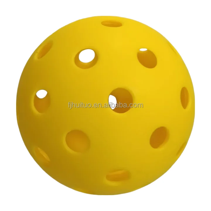 Durable 40-Hole Plastic Pickleball for Adults 26-Hole Tournament Ball Rugged Flying Stable Cross-Border Design Made PE Training