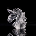 Unicorn Carvings Clear Quartz Crystal Hot Sale Natural White Home Decoration Folk Art Mascot Carved Skulls Engraving JSY Jewelry