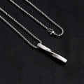 Custom Jewelry Accessories Stainless Steel Necklace Name Plate Pendant Necklace for Mens Woman