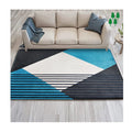 Simple Stylish Printed Living Room Large Carpet With Geometric Pattern