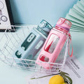 New Bouncing Cover Heat Resistant Drop Proof Double Wall Tumbler Plastic Water Bottles Fitness Sports Bottle Custom Logo