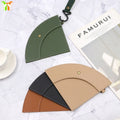 Outdoor Camping Faux Leather Coffee Filter Paper Holder Dispenser Dustproof Coffee Filter Paper Cover Storage Bag for Home