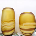 Glass Vase Large Retro Modern Nordic Flower Home Decor Chinese Luxury Gradient Color Glass Vase