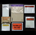 JLL Clear Plastic Self-Adhesive Shipping List Label Kraft Paper Courier Packing List Envelope Pouch with Pocket for Candle Use