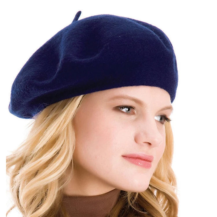 NOVA MIO British Knitting Artist Character Casual Outdoor Beret Hat for Women Winter Adult Fashion Daily Caps Girls