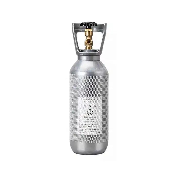2L 4L 6L CO2 Steel Cylinder Refillable 4L Bar Seamless Steel High Quality Safety Valve CO2 Gas Cylinder Bottle Plants Aquarium