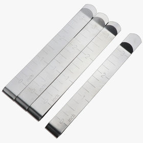 Wholesale Metal Sewing Crimping Clip Stainless Steel Hemming Clips Ruler for DIY Sewing Stitching Pinning Marking