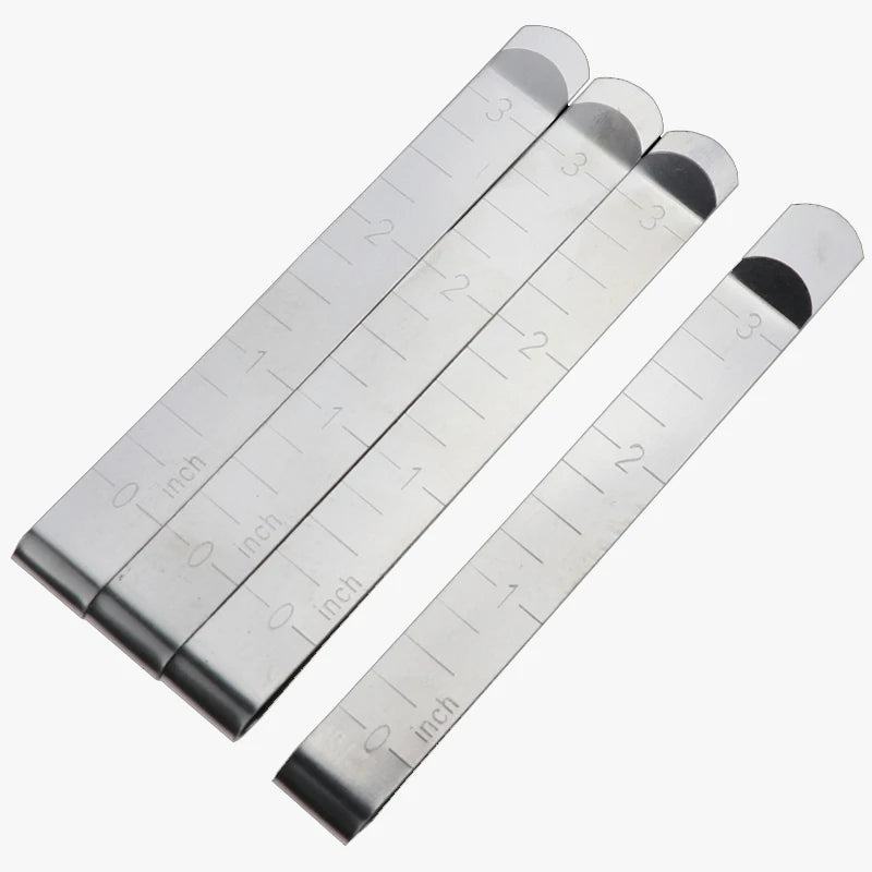 Wholesale Metal Sewing Crimping Clip Stainless Steel Hemming Clips Ruler for DIY Sewing Stitching Pinning Marking