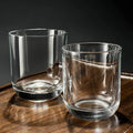 Wholesale 8oz 10oz 14oz Transparent Matte Black clear Empty Wide Mouth Glass Wax Candle Jars with Wooden Lid