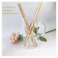 12 Reusable 100% Natural Eco-Friendly Biodegradable Organic Bamboo Drinking Straws Customized Logo Cleaning Disposable Straws