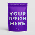 Digital Printing Custom Printed Pouch 250g 500g Food Grade Stand up Pouches Plastic Zipper Pack Tea Coffee Packaging Bag
