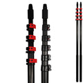 Extentool Hot Sale Carbon Fiber Telescopic Pole for Gutter Window Cleaning with Brush