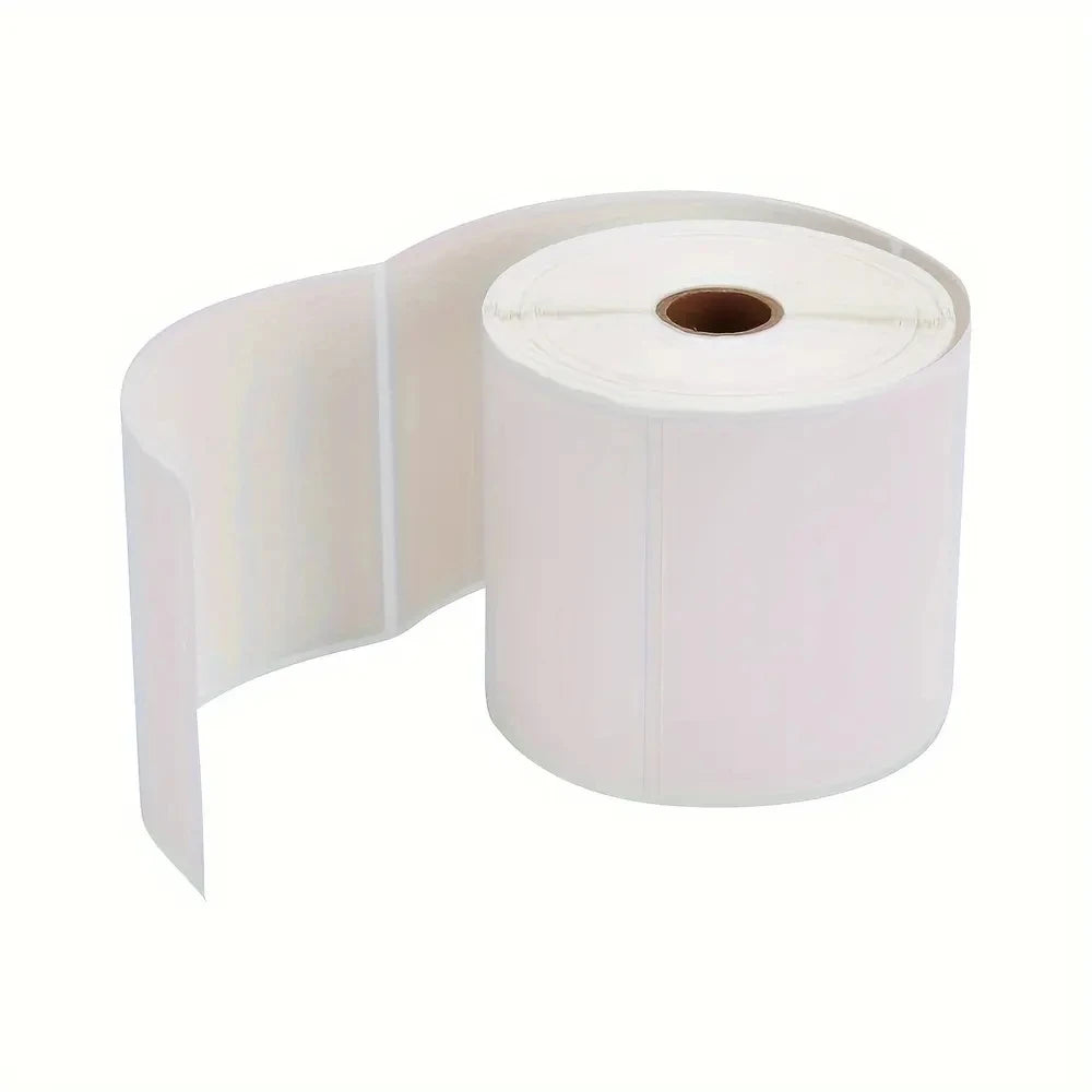 100mm*150mm Thermal Paper Roll 500pcs Frozen Glue Sticker Permanent Adhesive Paper for Frozen Food