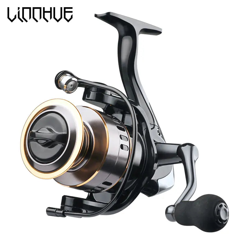 HE500 All-metal Spinning Reel Fishing Reels Model EVA Handle Metal Max Drag 50kgs Ring Mini Surf Fish Ocean