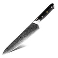 8 Inch Professional Damascus Steel Kitchen Knife Black G10 Handle Kitchen Chef Knife for Chef of Hotel