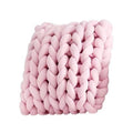 Designer Braided Cushions Room Decoration Sofa Cushion Cover Yarn Throw Knitt Handmade Chunky Throw Pillow