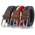 Hot Selling Factory Wholesale Custom Multi Colors Alloy Pin Buckle Braided Belts Sports Elastic Belt