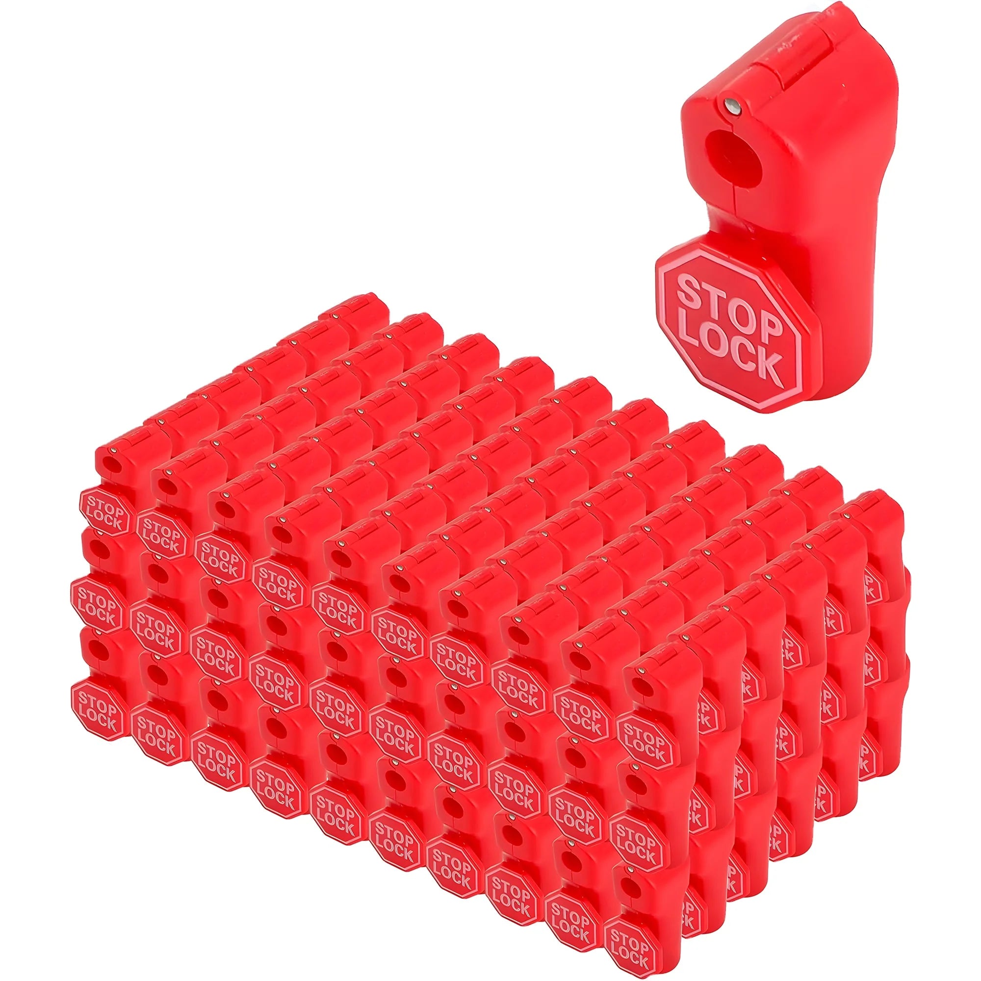 High Quality Peg Hook Locks Retail Shop Security Stop Lock Anti Theft Peg Locks for Display Slat Wall